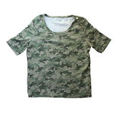 Girls Youth Camouflaged Tee T-Shirt Size Youth XL Army