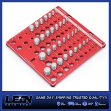 Bolt & Nut Identifier Gauge 34 Size Thread Checker Inch and Centimeter Ruler US