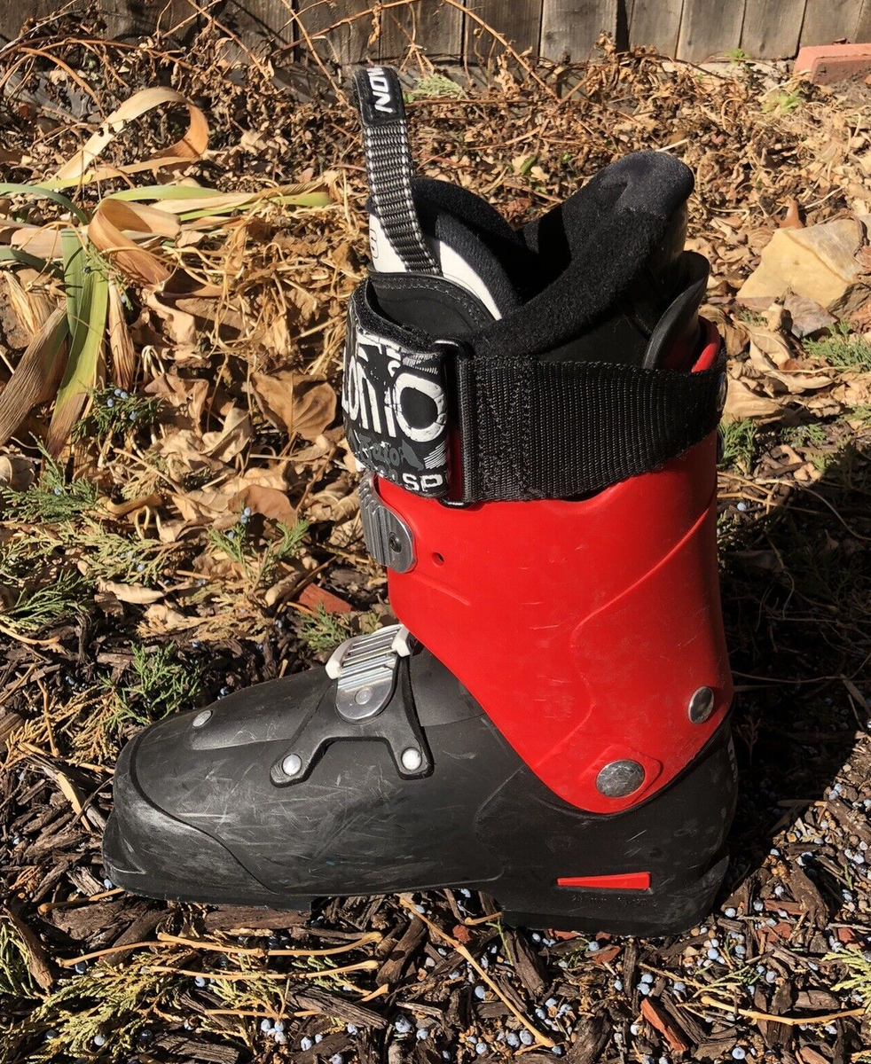 Salomon SPK Kreation Ski Boots Sz 25.5/7.5 USM Blk/Red