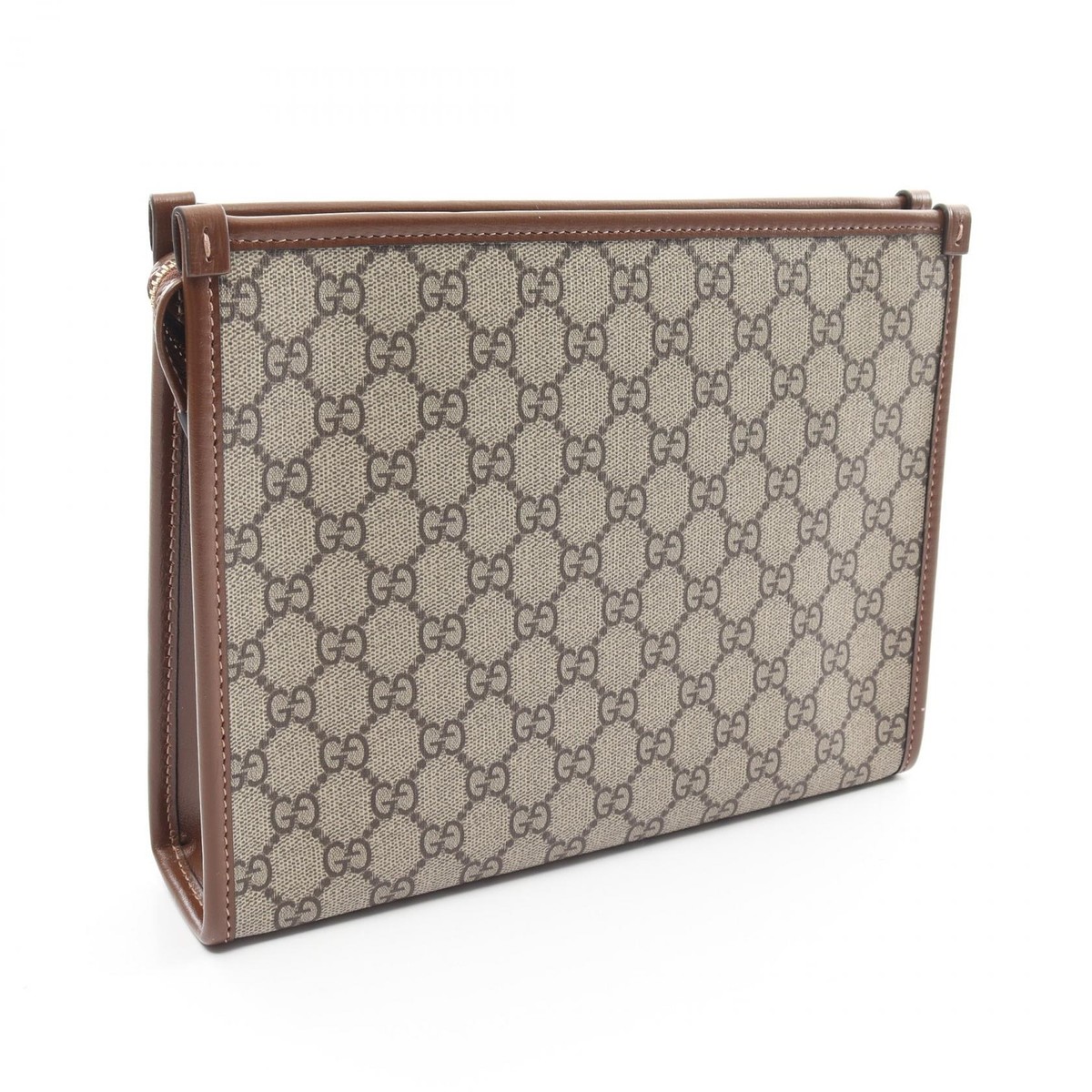 GUCCI Interlocking G GG Supreme business clutch bag GUCCI Interlocking G GG Supreme business clutch bag