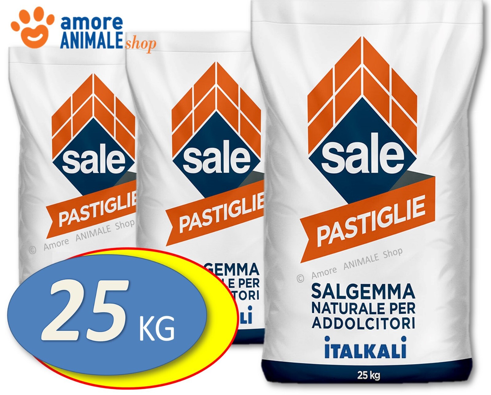 ITALKALI SAL DE PASTILLAS → 10 / 25 Kg - DEPURADORES De Piscina Y SUAVIZADORES