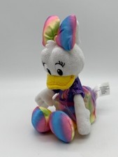 Disney Just Play Daisy Duck Rainbow Unicorn Outfit 9" Plush Stuffed Toy