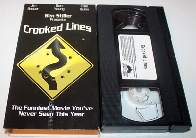 Crooked Lines (VHS, 2003) Adam Trese, Jim Breuer, Burt Young - Very Good