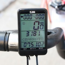 SD 577C COMPUTER BICI WIRELESS CADENZA FREQUENZA CARDIACA CICLOCOMPUTER RETROILL