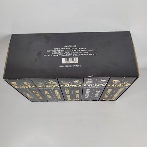HOLLYWOOD LEGENDS VHS 10 Tape Box Set John Wayne James Stewart Bogart Cagney - Picture 4 of 5