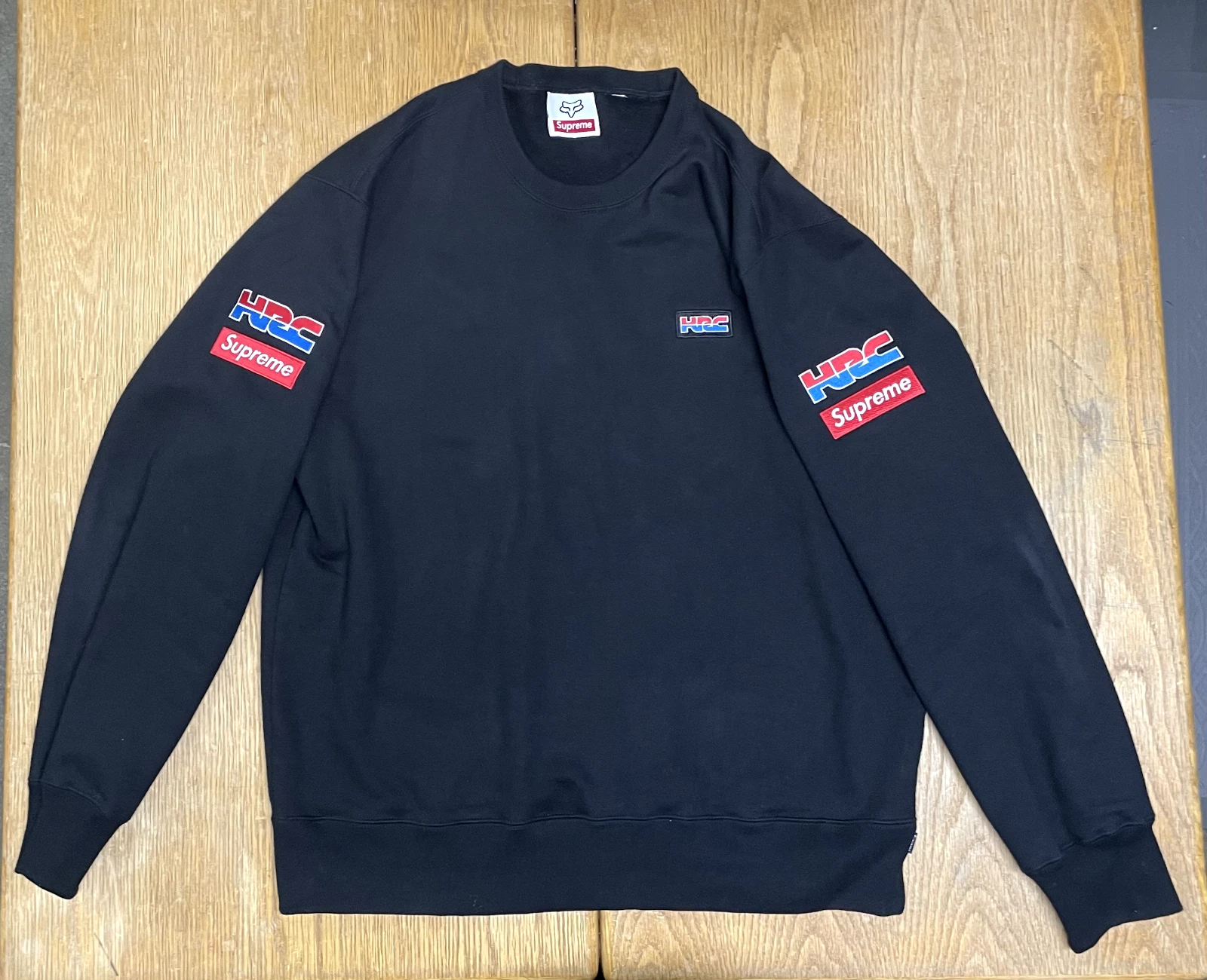 Col rond noir extra large Supreme FW19 Honda Fox Racing