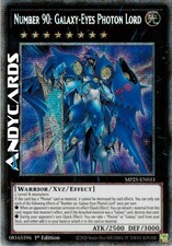 NUMBER 90: GALAXY-EYES PHOTON LORD • Rare Starlight • MP25 EN033 • 1Ed • Yugioh!