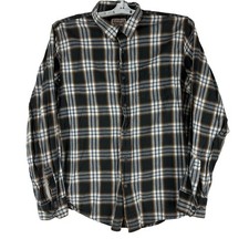 Wrangler Jeans Co Mens Plaid Long Sleeve Shirt Large Premium Quality Casual Wear