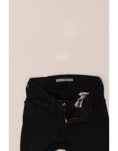 LEVI'S Womens 710 Super Skinny Jeans W24 L26 Grey Cotton BU05 - Picture 3 of 4