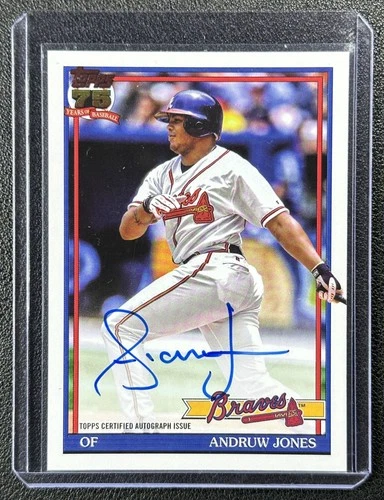 2026 Topps Series 1 Andruw Jones Red Foil (RAW)