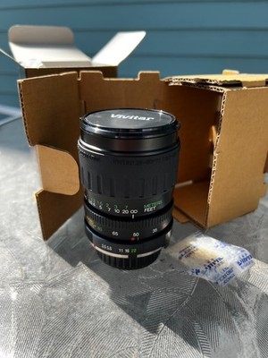 NEW IN BOX Vivitar 28-80mm Zoom f3.5-4.5 Lens Minolta M/MD mount Macro 1:4 WORKS