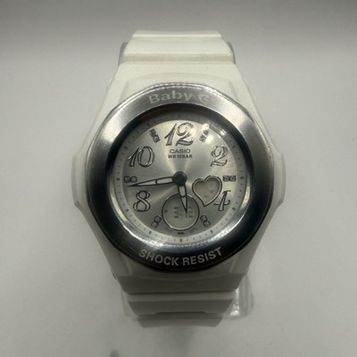 Casio Baby-G Women's Quartz Analog Shock-Resistant 100m White Resin Watch