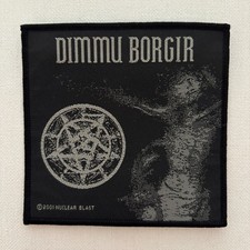DIMMU BORGIR Vintage Patch Original 2001 Pentagram