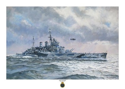 HMS RENOWN - Fine Art DIN A4 Druck