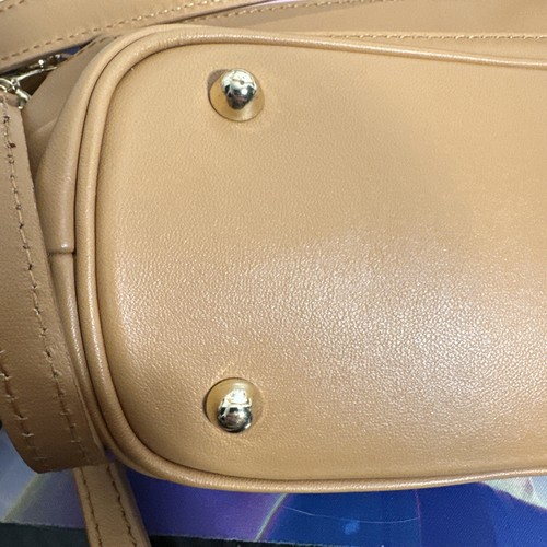 Divina Firenze Lilla Light Beige Leather Crossbody Bag Made in Italy NWT - Picture 7 of 10