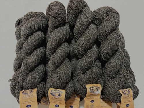 9 skeins Jamieson's Shetland dk, color 102 Shaela, 2oz approx. 170 yards each - product listing photo