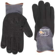 Maxi Flex Endurance Large Pack Of 24 Black Gray Nitrile Coated Work Gloves
