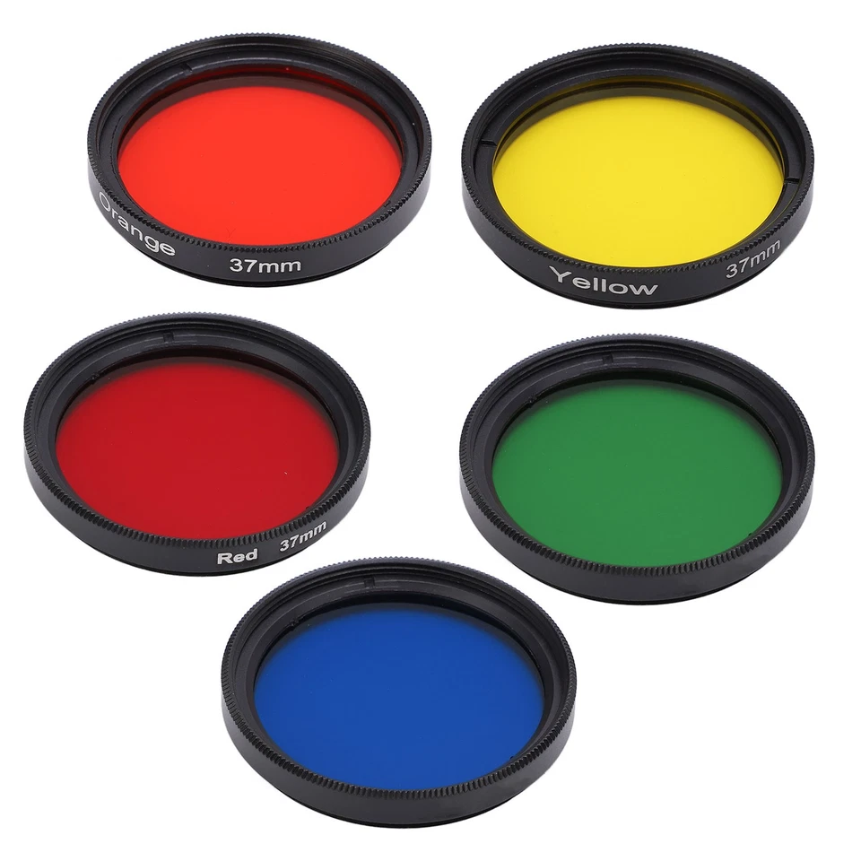 37mm Full Color Lens Filter Scratch Resistance Waterproof Full Color Filter Kit - Image 2 of 4