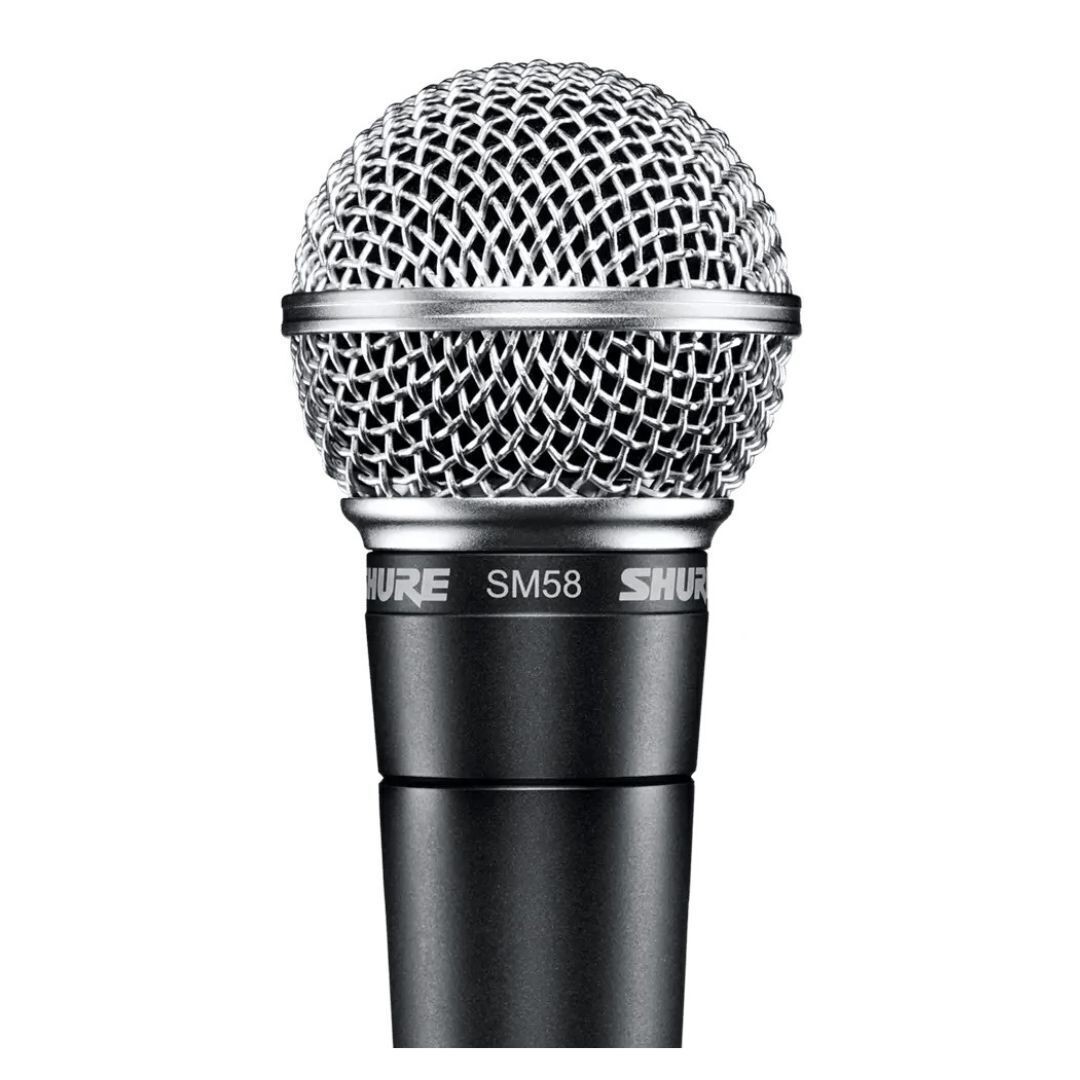 Shure SM58 Cardioid Dynamic Vocal Microphone Spherical Windscreen