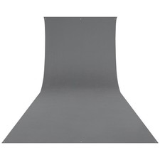 Westcott 9' x 20' Neutral Gray Wrinkle Resistant Backdrop