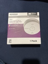USI 3-Year Replaceable Battery Smoke Carbon Monoxide Detector Voice Alarm LED