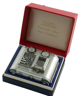 Concava TESSINA 35 chrom Kamera OVP box finest miniature camera LESEN READ