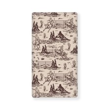 Western Baby Crib Sheets for Boys Girls American Cowboy Fitted Crib Sheet for...