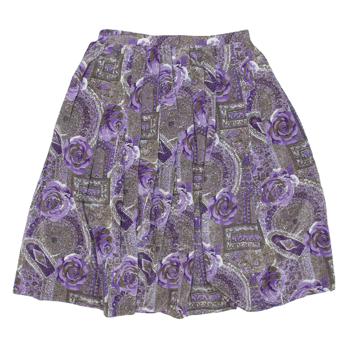 Jupe évasée Femme Mossimo Taille S - Violet Polyester - Très Bon état