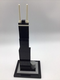 LEGO ARCHITECTURE - JOHN HANCOCK BUILDING -  21001 Complete NO Box NO Manual