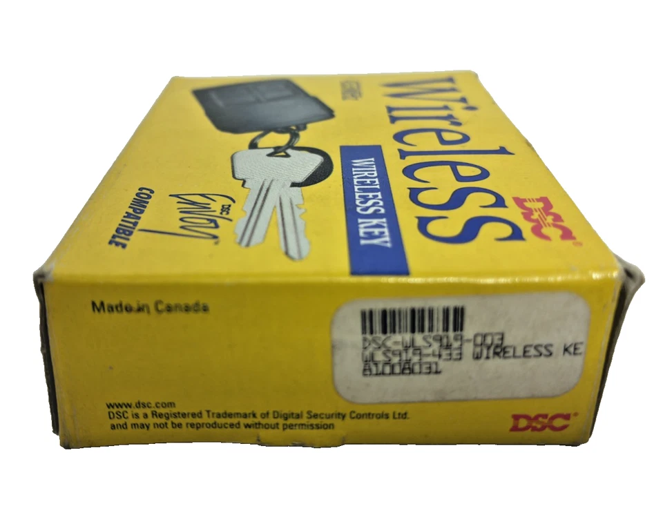 DSC Wireless 433mhz FOB Keyfob WLS-919-433, WLS-919-003 - Image 4 of 4