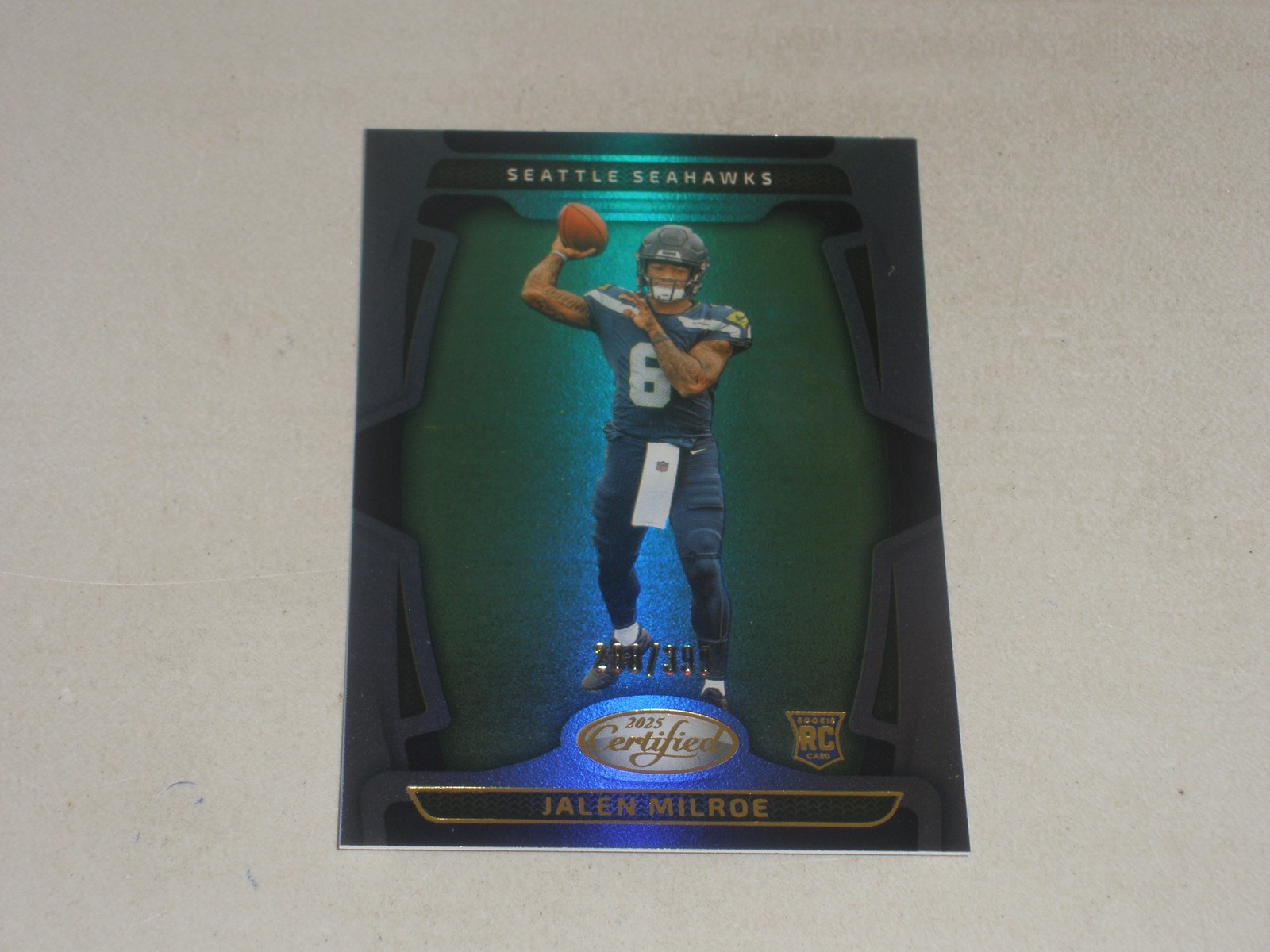 2025 Panini Certified Mirror Silver #155 Jalen Milroe 288/399 Rookie RC