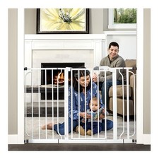 Easy Step 49-Inch Extra Wide Baby Gate, Includes 4-Inch and 12-Inch Extension...