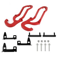 Front Tow Hooks Upgrated Heavy Duty For 09-19 Dodge Ram 1500 Red Steel Us Front Tow Hooks Upgrated Heavy Duty For 09-19 Dodge Ram 1500 Red Steel Us