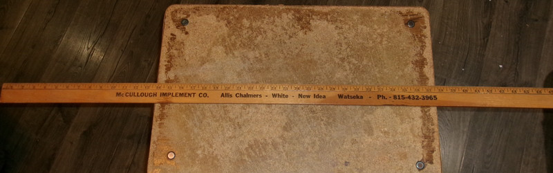 vintage McCullough imp. co. watseka,il. allis-chalmers 48" wood yardstick used