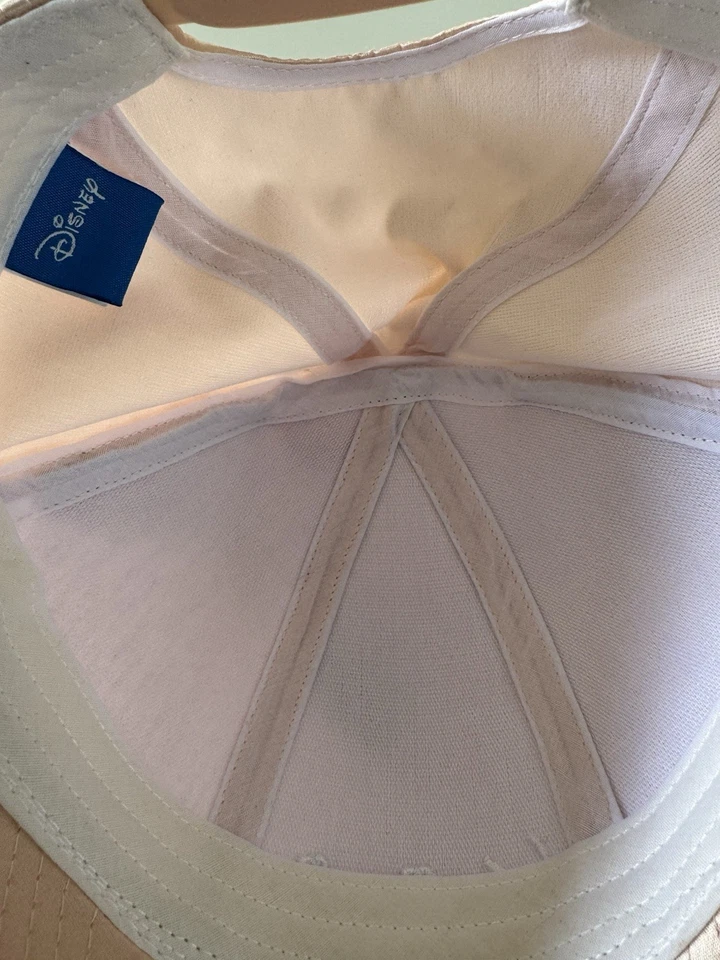 Disney Adulto Minnie Mouse Disney Oro Rosa Bling Lentejuelas Orejas Sombrero Ajustable Foto 2 de 4