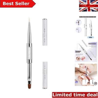 2-teiliges Nailart Pinsel Set - Nashorn Griff für professionelle Nagelkünstler