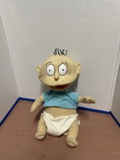 Vintage 1997 Nickelodeon Rugrats Talking Tommy Pickles Doll made by Mattel