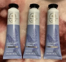 Bath Body Works HAND CREAM LAVENDER VANILLA SET OF 3 Valued 27.00