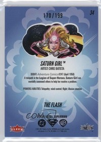 2026 Fleer Ultra Superman The Flash 170/199 Saturn Girl #34 l5j