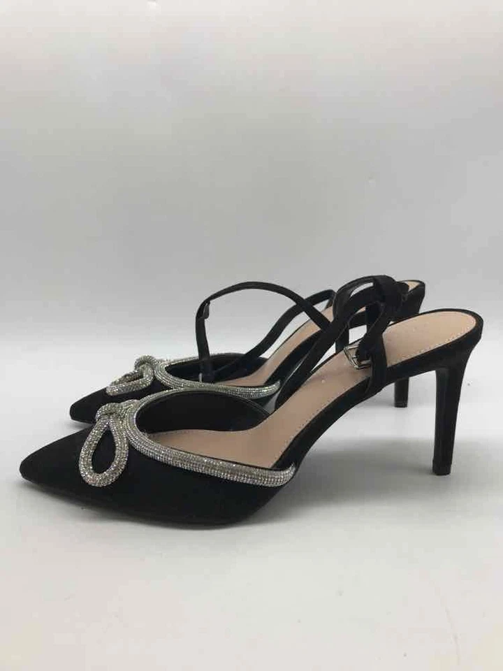 Kelly & Katie Black Size 10 Slingback Heels - Image 2 of 4