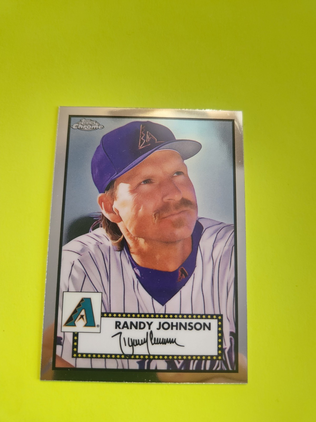 RANDY JOHNSON  2021 TOPPS CHROME  #494 ARIZONA  PITCHER  HOF