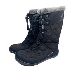 Columbia Women’s Minx Mid II Winter Boots Size 6.5 Black Waterproof Omni-Heat