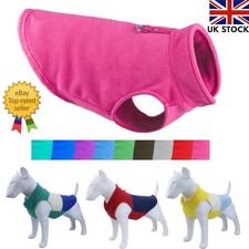 Pet Dog Warm Coat Fleece Jacket Jumper Sweater Winter Clothes Puppy Vest Outfits