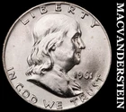 1961-D Silver Franklin Half Dollar - Choice Gem Brilliant Unc++++  #i1664