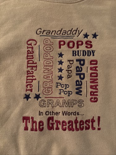 Vintage Grandpa Sweatshirt Embroidered MCC Sport 90s
