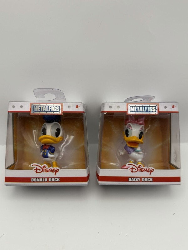 Disney MetalFigs Donald Duck & Daisy Duck Die-Cast Figures Lot of 2 New