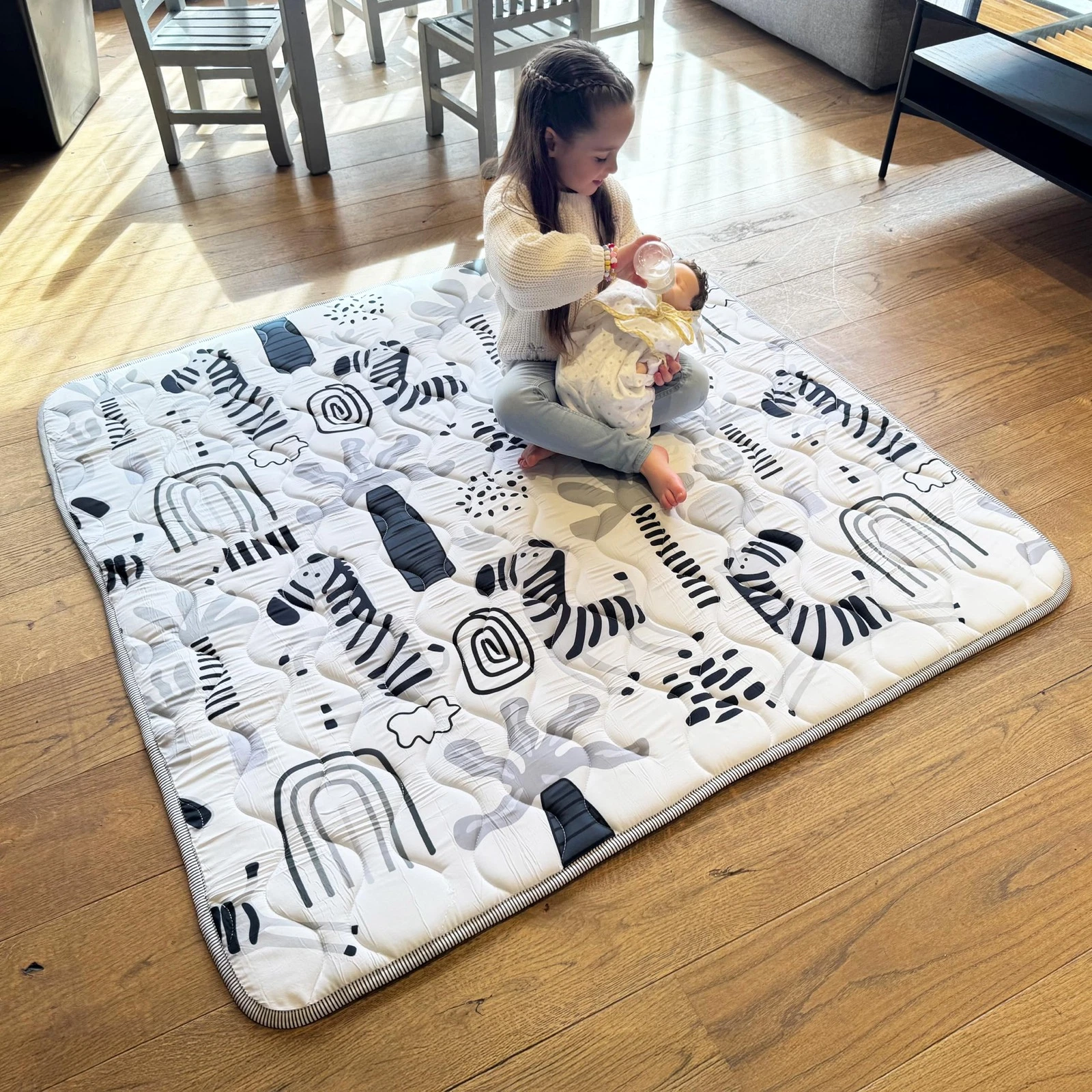 Baby Mat for Floor, 50" x 50" Playpen Mat, Thick Soft Foam Padding Baby Play ...
