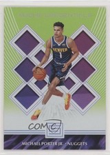 2018-19 Panini Status Rookie Credentials Green Michael Porter Jr #2 4f5