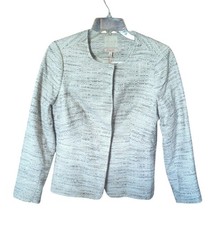 The Limited Scandal TV Series Women's Tweed Blazer Jacket Old Money Ivory Medium