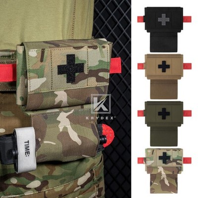 KRYDEX Micro Trauma Pouch IFAK Medical Insert TQ Holder for Belt MOLLE Vest